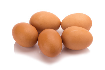 Egg. Isolated on white background