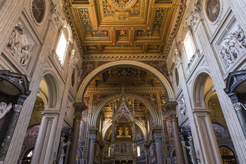 Fototapeta na wymiar Archbasilica of Saint John Lateran, Rome, Italy