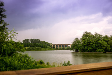 Fototapeta premium Obersee in Bielefeld 