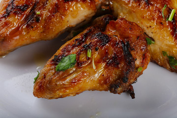Grilled chicken wings