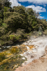 Naklejka na ściany i meble Geothermal river