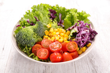 fresh vegetable salad