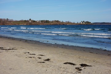 The New England Atlantic coast around Portland, Maine