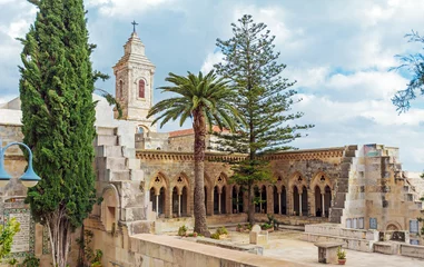 Fototapeten Church of the Pater Noster, Mount of Olives, Jerusalem © Rostislav Ageev
