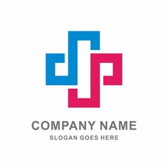 Obraz premium Medical Pharmacy Healthcare Cross Vector Logo Template