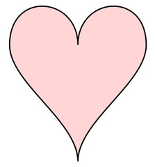 Simple red heart