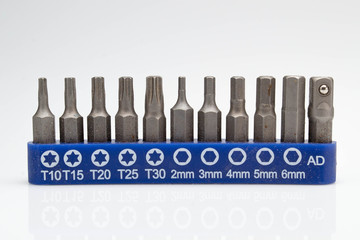 set of nozzles for screwdriver