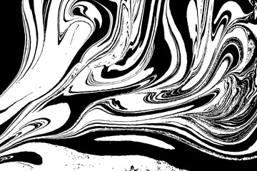 Black and White marble texture vector background.