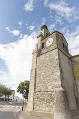 Fototapeta na wymiar parish church in Cardeñajimeno, Burgos, Spain