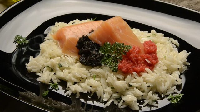 Salmo salar Łosoś szlachetny Сёмга Salmon Lachs Salmone 大西洋鮭 Salm&oacute;n Succedaneo Kawior del Kaviar Caviale كافيار Икра кулинария Caviar خاویار キャビア קוויאר Kaviaari Kavi&aacute;r Risotto リゾット Ризотто 義大利燉飯 리소토