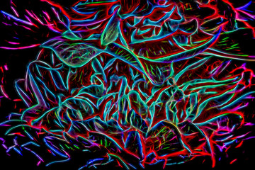 Abstract glowing background