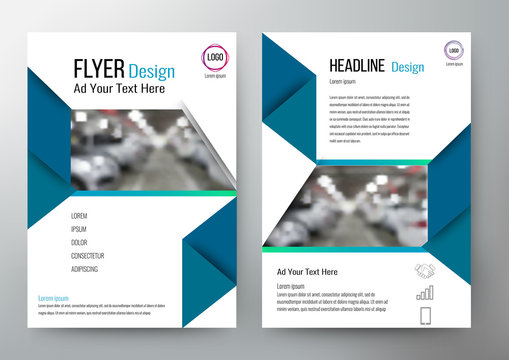 Flyer design Layout Template Vector Brochure. For annual report
