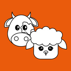 Animal design. cartoon icon. Colorful illustration