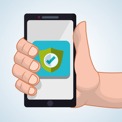 smartphone design. app concept. colorful illustration