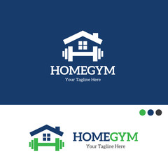 Home GYM logo, Fitness logo,Sport club logo,Fitness shop logo,vector logo template.