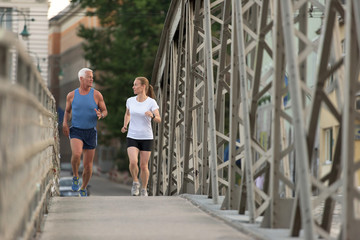 couple jogging