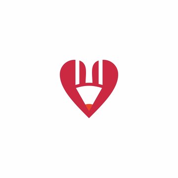 Hearts Love Logo Icon
