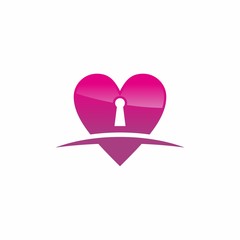 Hearts Love Logo Icon