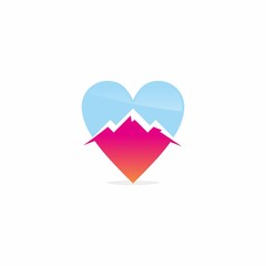 Hearts Love Logo Icon