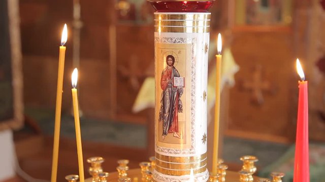 Christening Russian orthodox Church