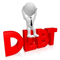 Debt concept
