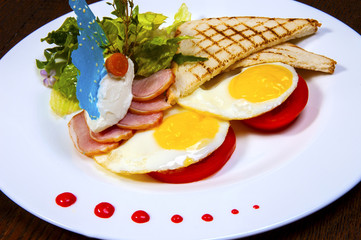 eggs with sausage