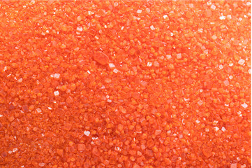 Orange color Background of potassium dichromate chemical reagent.