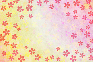 Obraz na płótnie Canvas 桜の花模様
