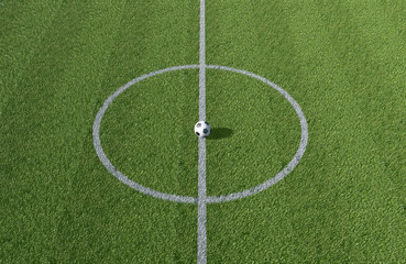 Soccer, Football field background 3D image