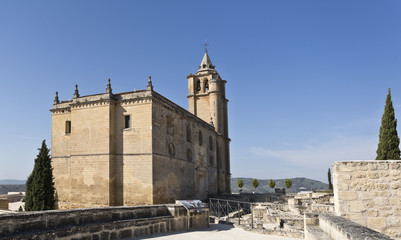 Fototapeta na wymiar Fortaleza de La Mota Major Abbey Church