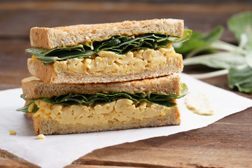 freshly made sandwiches.