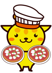 イタリア料理と動物シリーズ