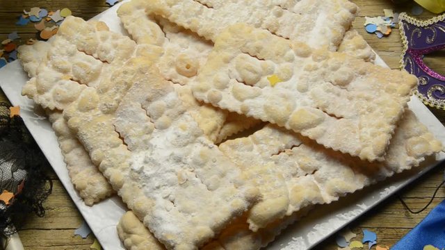 Dulces carnavalescos Dolci carnevaleschi Bugie Chiacchiere Sfrappole Galani Crostoli Cenci Lattughe