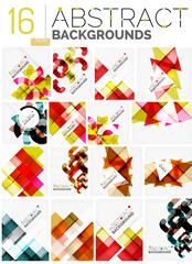 Collection of abstract backgrounds