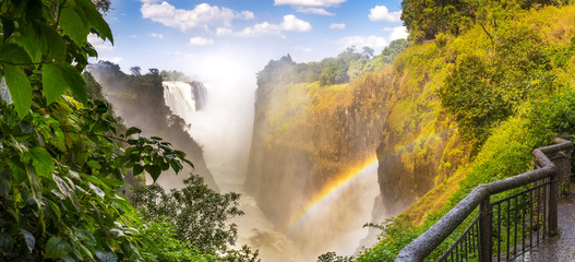 Victoria Falls Africa - obrazy, fototapety, plakaty