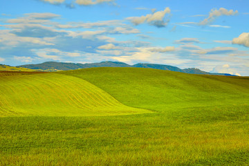 The beautiful colors of the spring in Tuscany