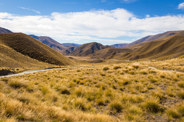 Lindis pass view, New Zealand