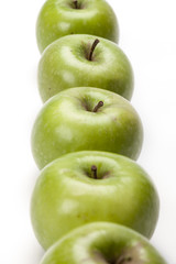 all my apples in a row