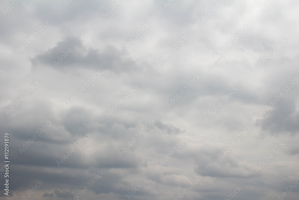 Wall mural cloudy sky
