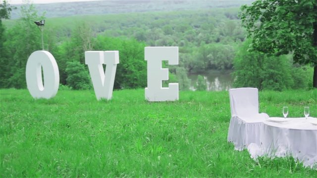 Wedding Pointer Sign at Ceremony
