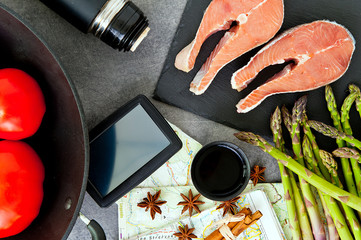 traveling and cooking