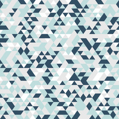 seamless pattern with chaotic triangle ornament