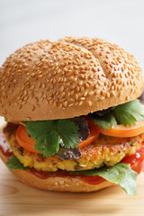 vegetarian burger