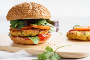 vegetarian burger