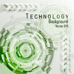 Obraz premium Abstract technology background