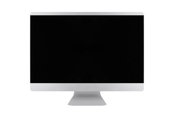 TV flat screen lcd, plasma realistic tv mock up. Black HD monito