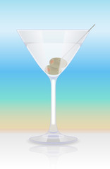 Martini cocktail