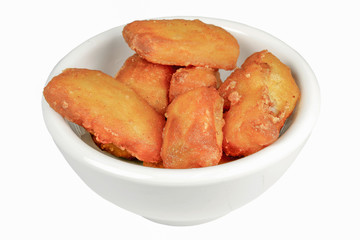 Baked fish.
