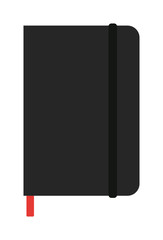Planner notebook vector illustration.