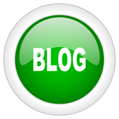 Green glossy vector icon